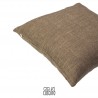 Atacama cuscino arredo tortora naturale in misto lino