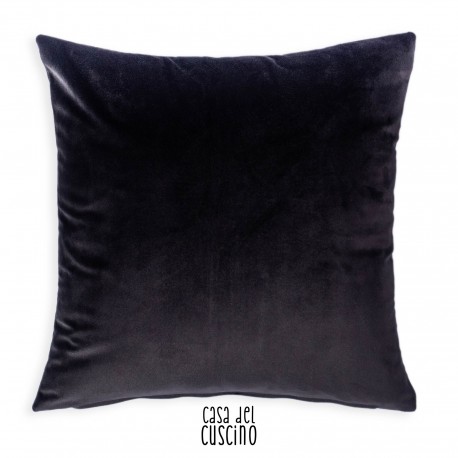 cuscino decorativo in velluto nero