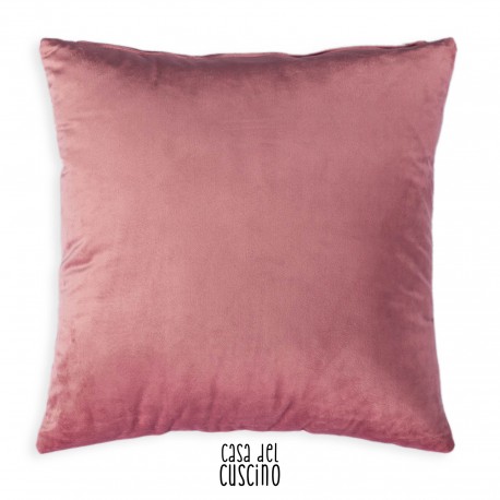 Cuscino decorativo velluto rosa