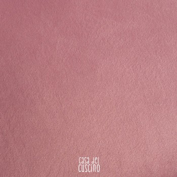 Cuscino decorativo velluto rosa dettaglio tessuto