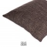 Namib cuscino decorativo effetto Yuta in lino grezzo grigio imbottitura