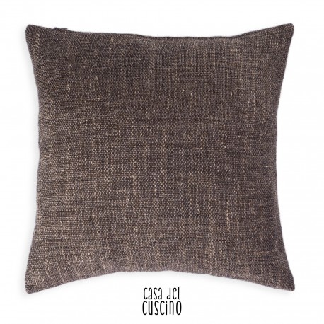 Namib cuscino decorativo effetto Yuta in lino grezzo grigio