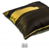 Quadro cuscino arredo moderno nero e oro