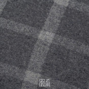 Seguret cuscino arredo grigio in lana