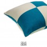 Royal Blue cuscino arredo bianco e azzurro